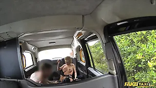 Fake cab diminutive girl in stellar lingerie