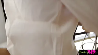 Ultra-kinky stud helps her step-sister get off two times